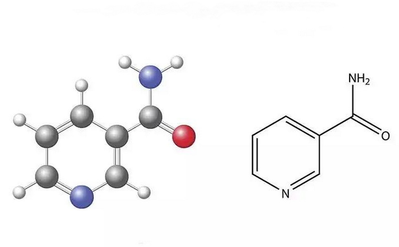 图1: 烟酰胺的分子式